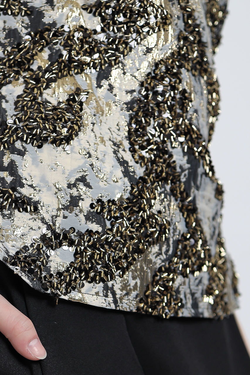 Bloom et Champs Vivienne Beaded Blouse