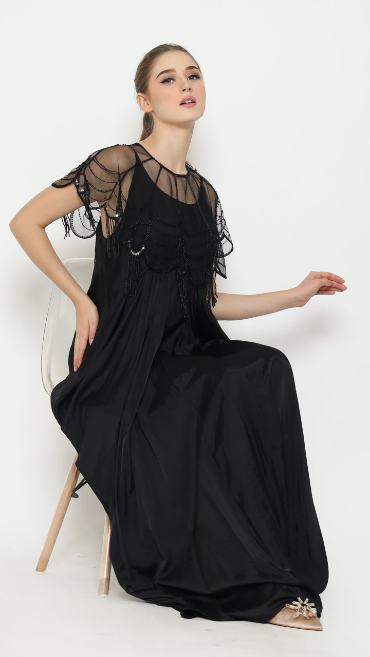 Bloom et Champs Kaftan Spaghetti Dress and Bolero