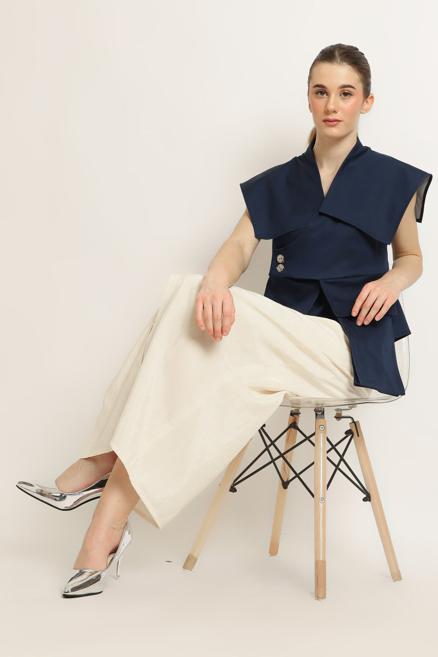 Bloom et Champs Selah Top in Denim