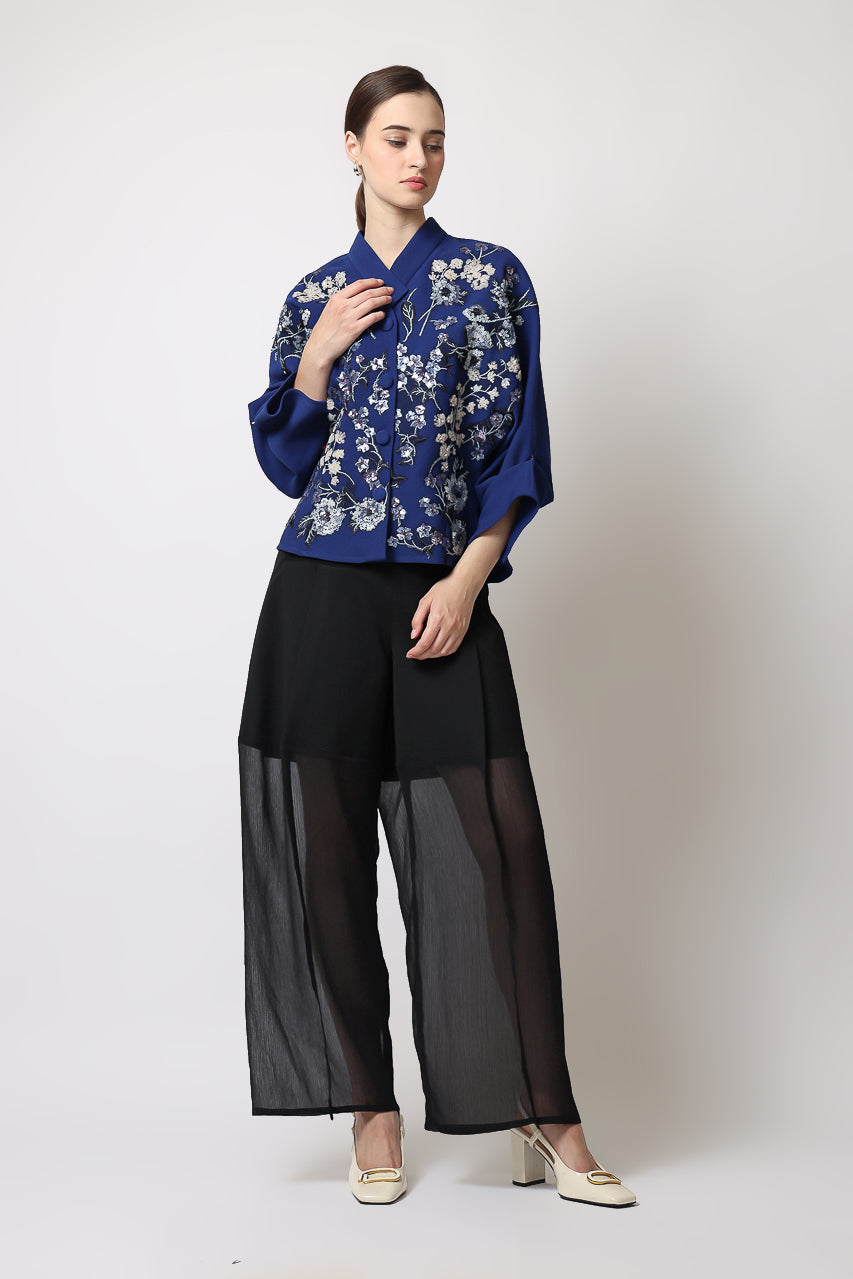 Bloom et Champs Blazer Biru Payet Elektrik