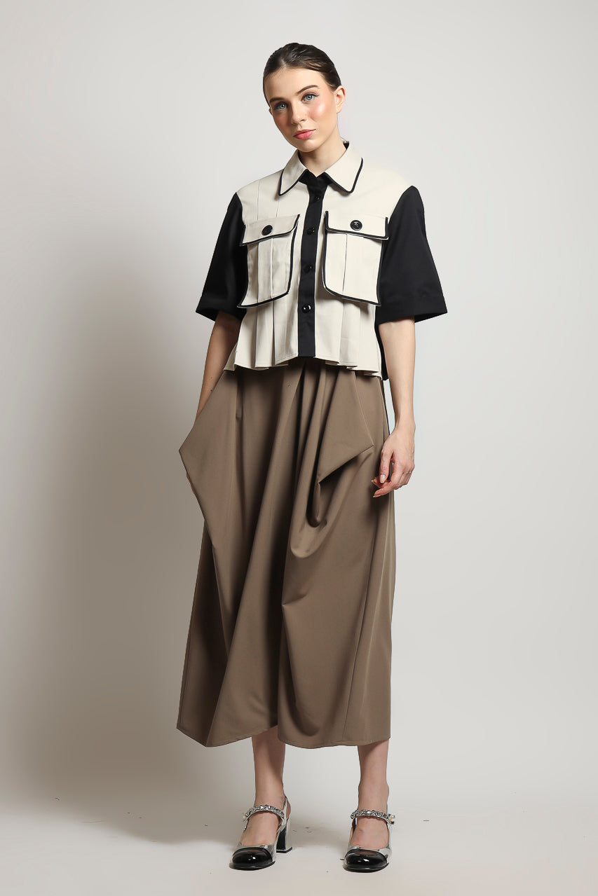 Bloom et Champs Kemeja Kantong Lipat