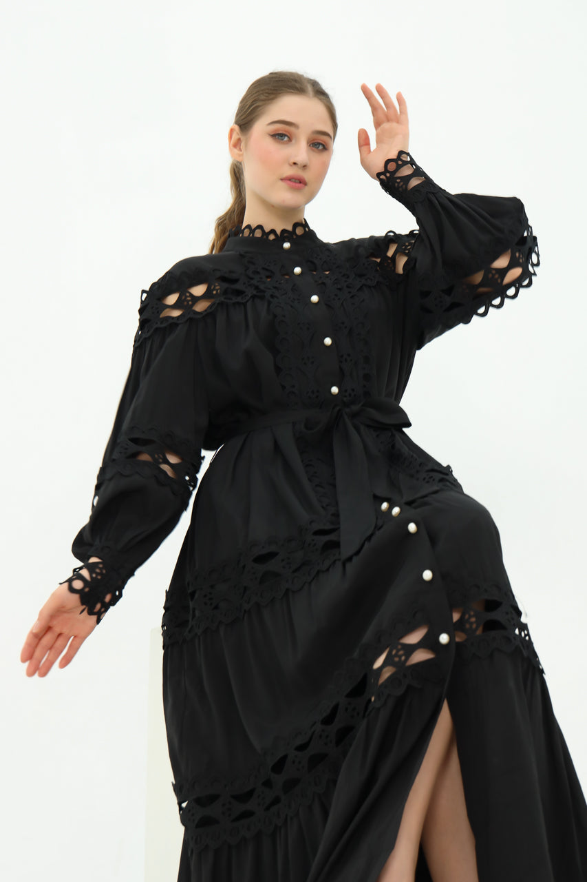 Bloom Lace Long Dress