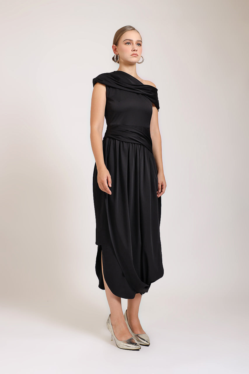 Bloom et Champs Sabrina Saten Dress
