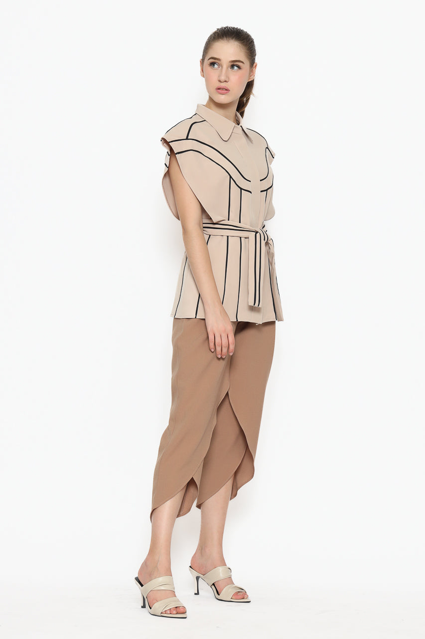 Bloom et Champs Tosca List Krem/Pocket Tulip Pants