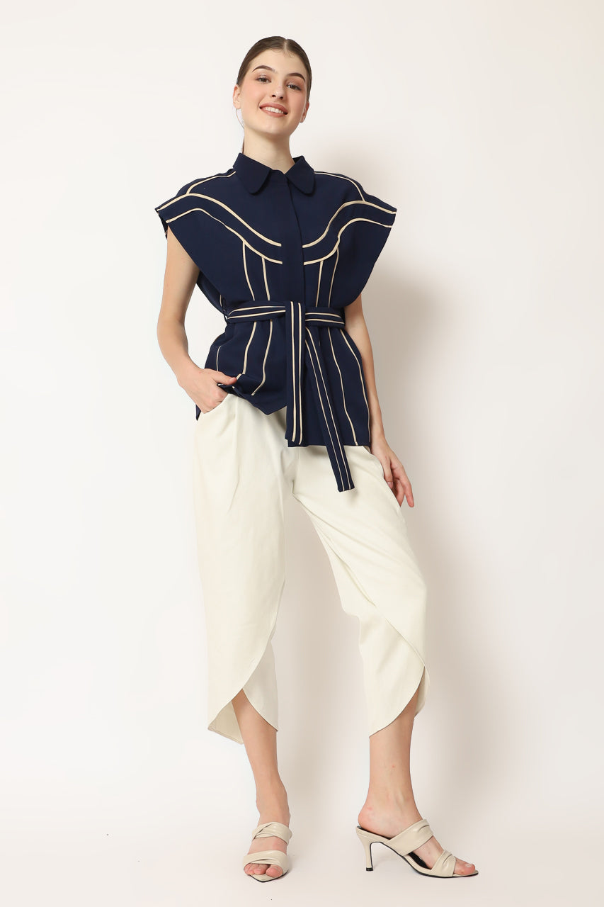 Bloom et Champs Tosca Top in Navy