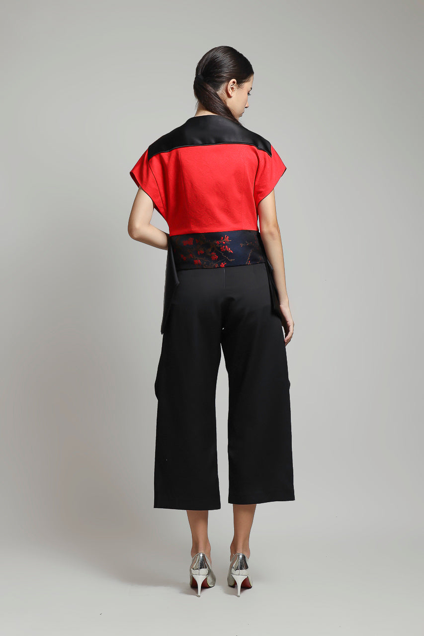 Bloom et Champs Tassel Top Jacquard