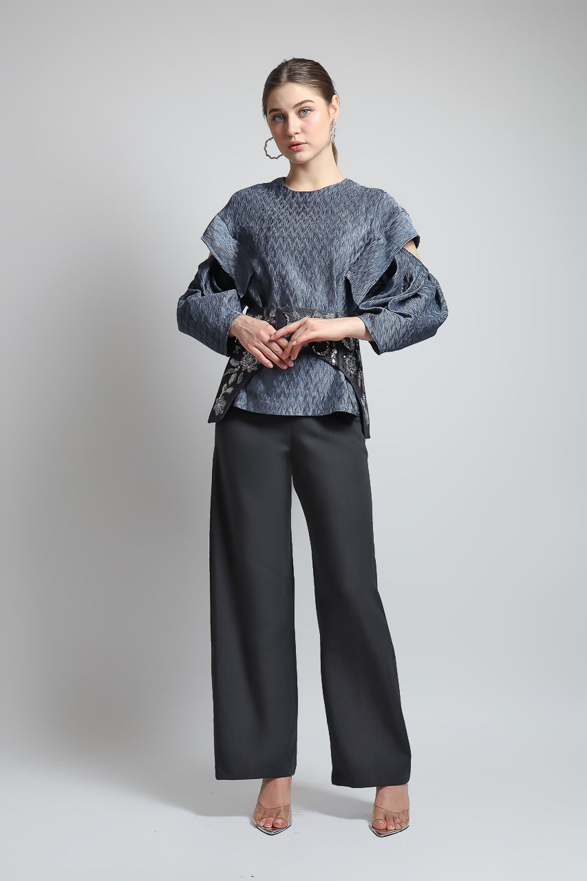 Bloom et Champs Top Obi Saten Pleats