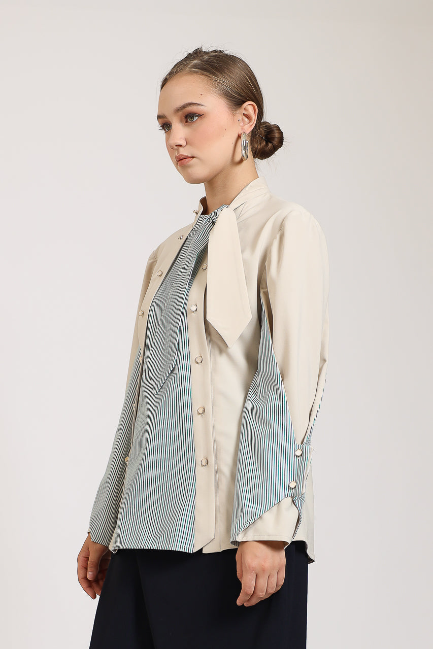 Bloom et Champs Tied Ria Shirt