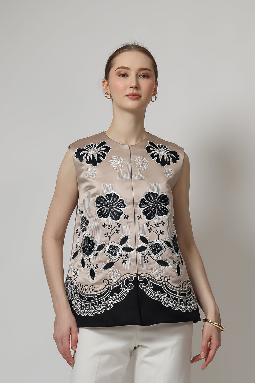 Bloom et Champs Dannie Vest Bordir