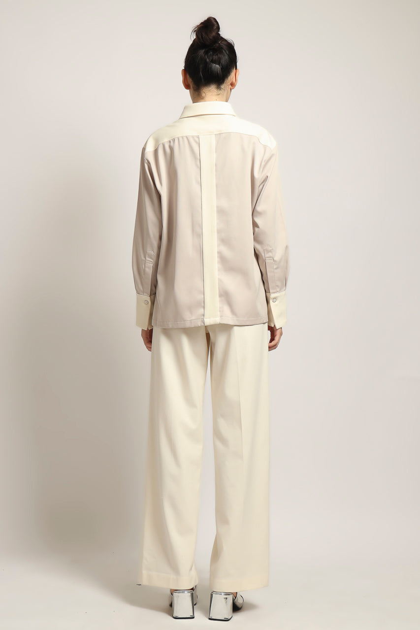 Bloom et Champs Kemeja Nude Embellished