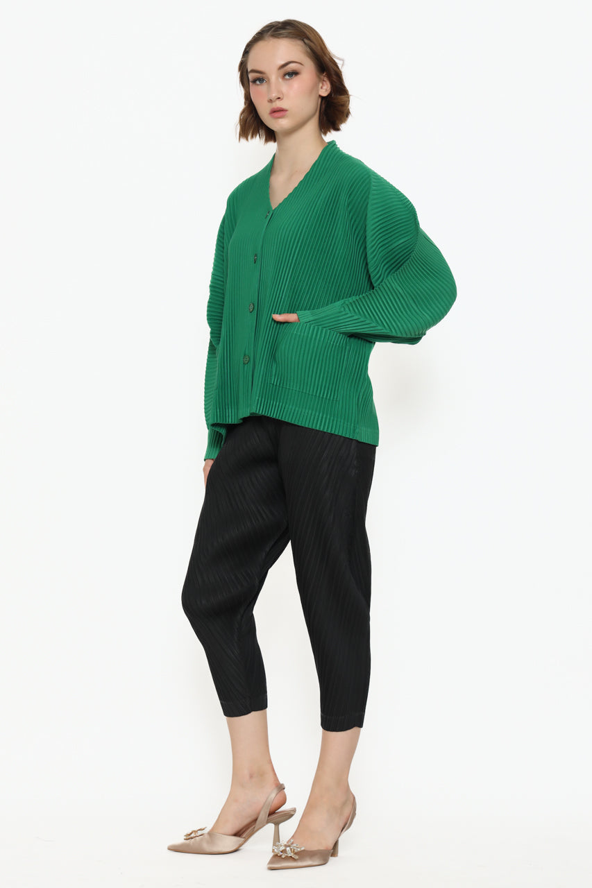 Bloom et Champs Vertical Outer Pleats/Parallel Pleats Pants
