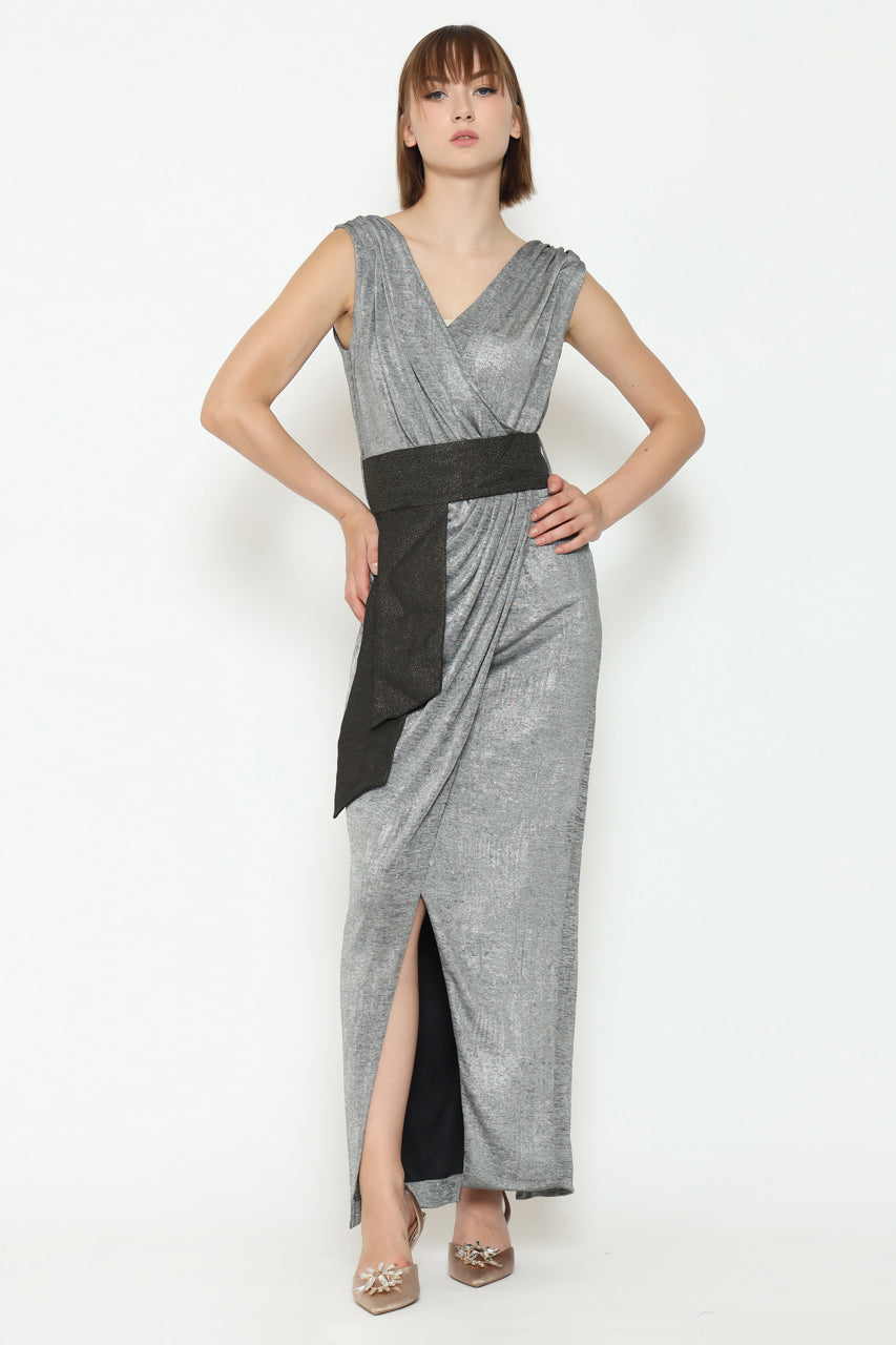 Bloom et Champs Dress Ploi With Belt