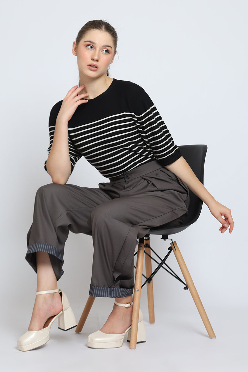 Bloom et Cotton BC Stripes Knit/ Yoji Pants