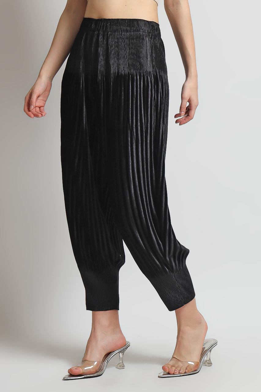 Bloom et Champs Casual Pleats Jacket and Velvet Pleats Pants