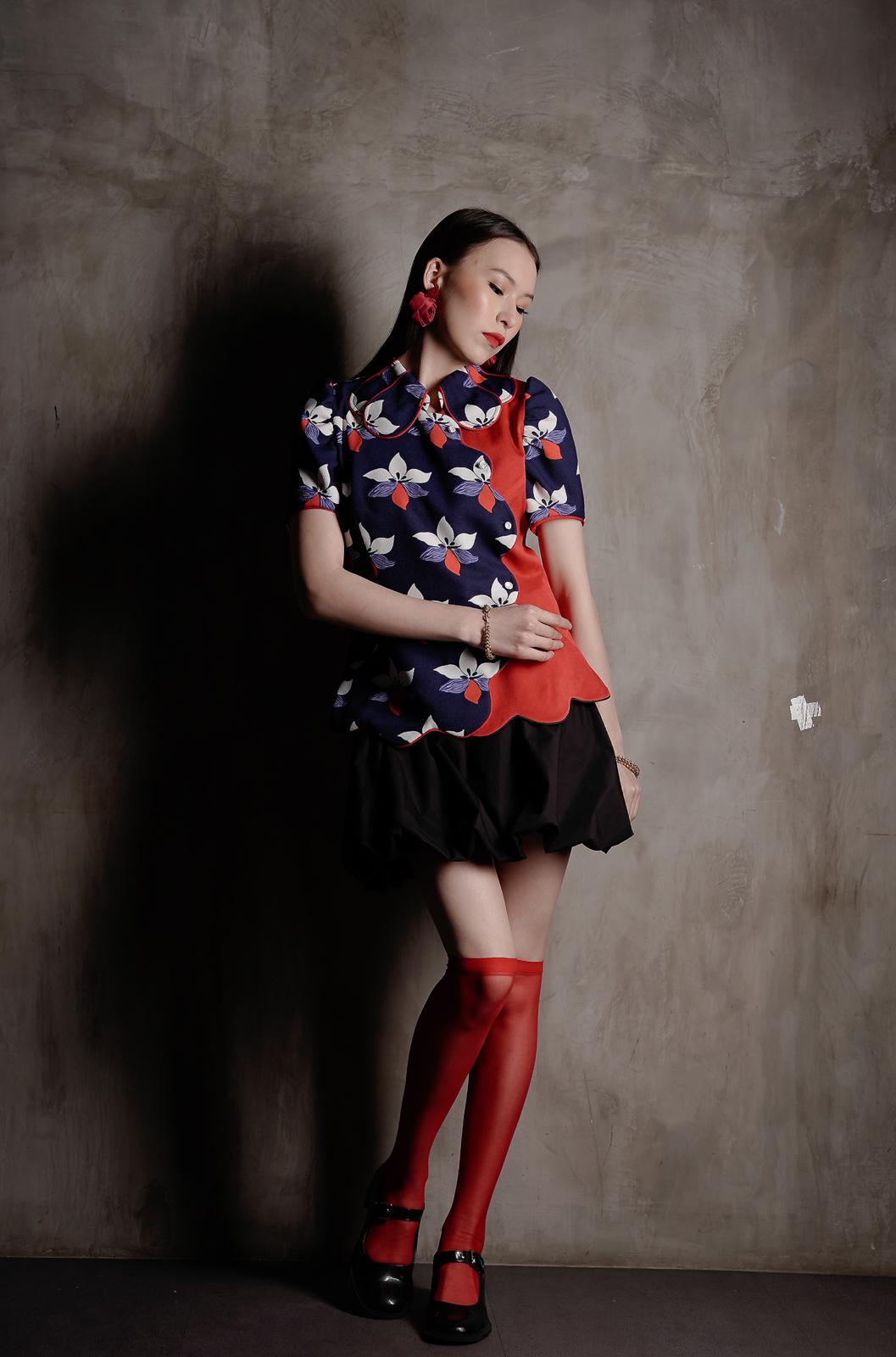 Bloom et Champs Scalloped Sakura Shirt