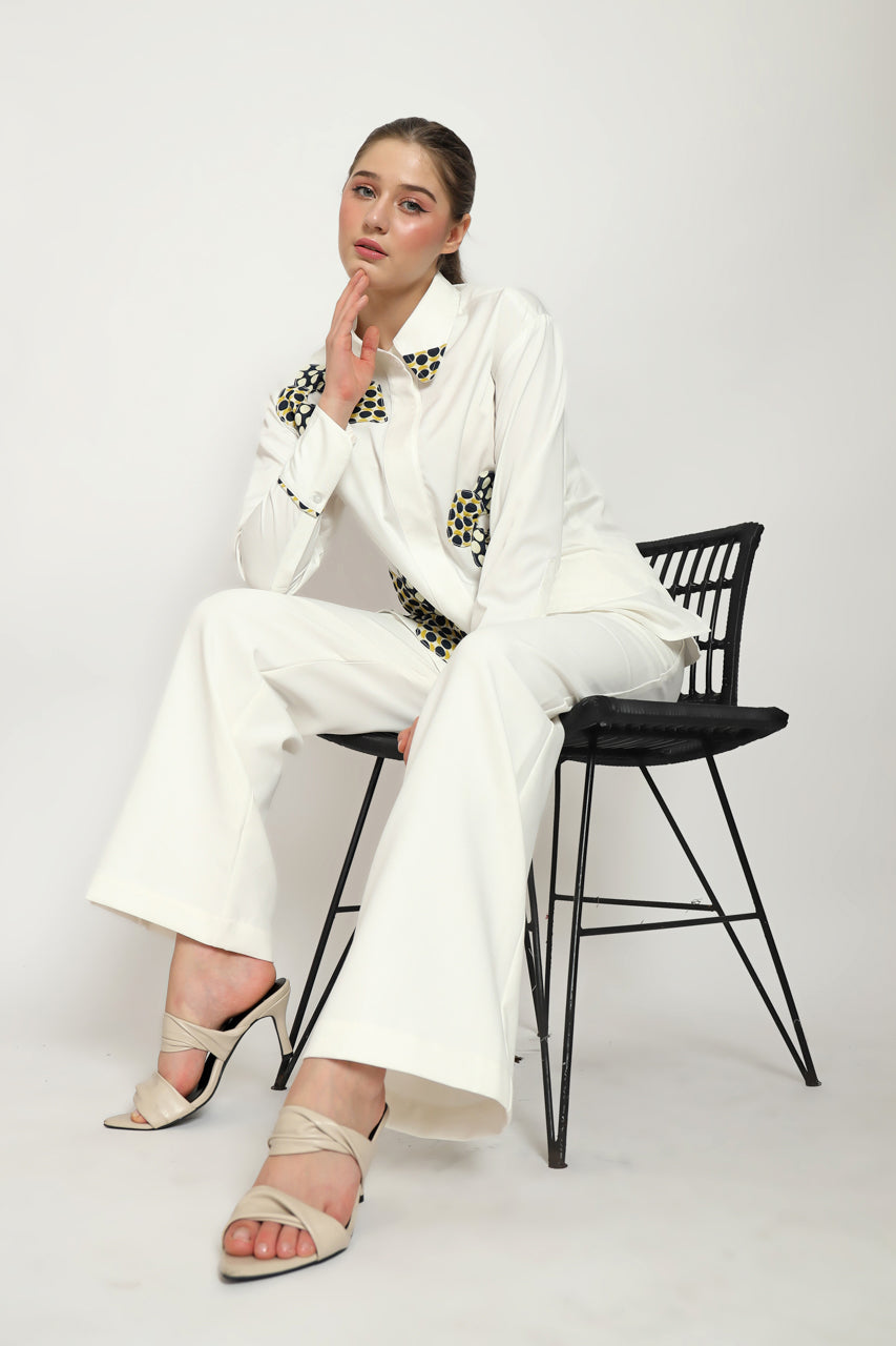 Bloom et Champs Kemeja Bunga Polka