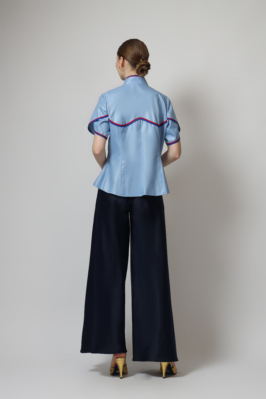 Bloom et Champs Pagoda Embroidered Shirt
