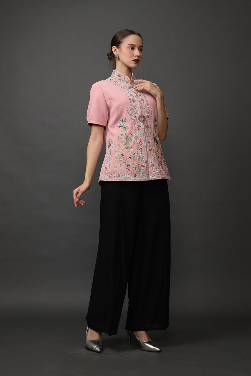 Bloom et Champs CS Short Sleeve Embroidered