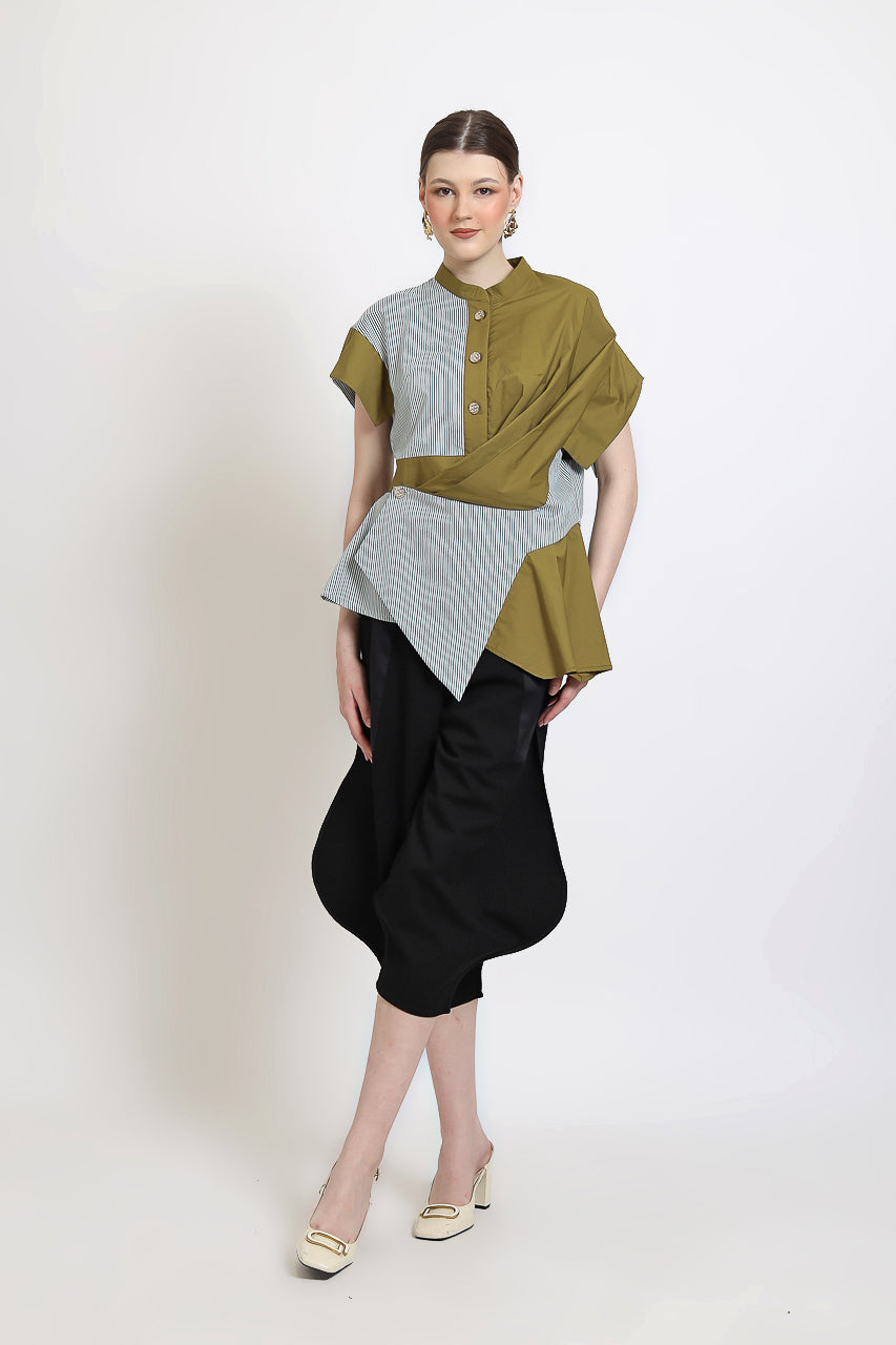 Bloom et Champs Kemeja Silang Olive