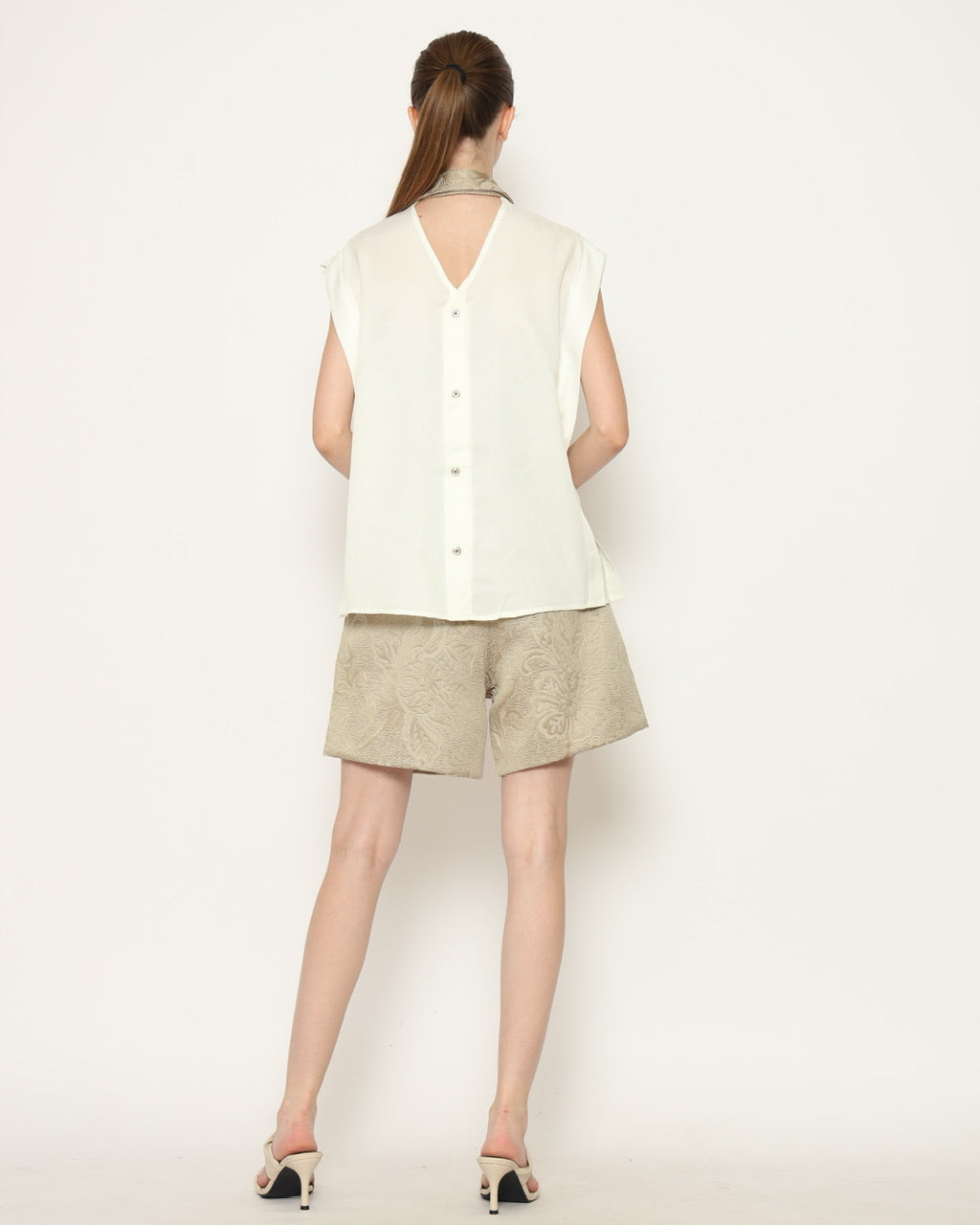 Bloom et Champs Set Jacquard Short Sleeve