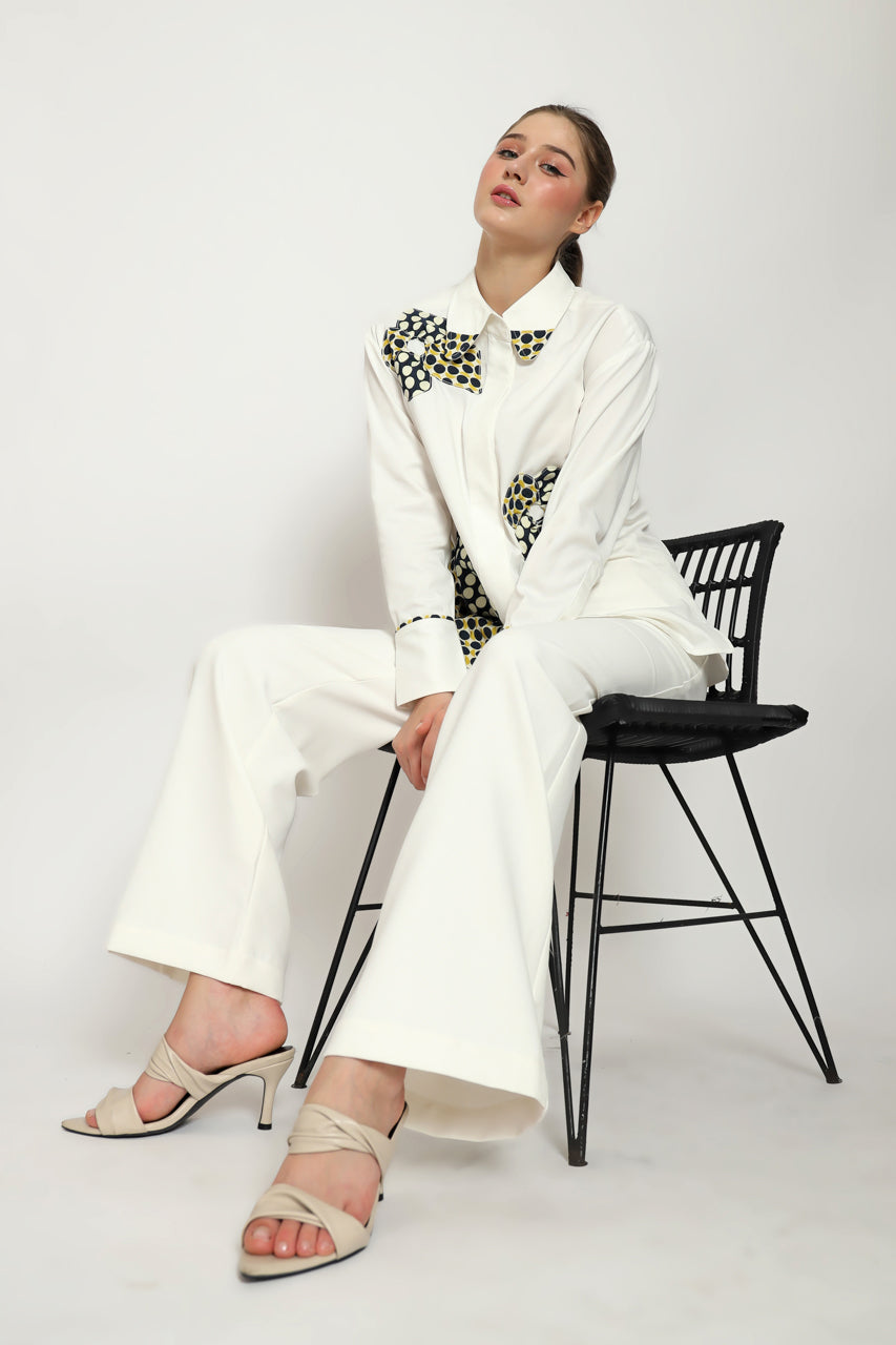 Bloom et Champs Kemeja Bunga Polka