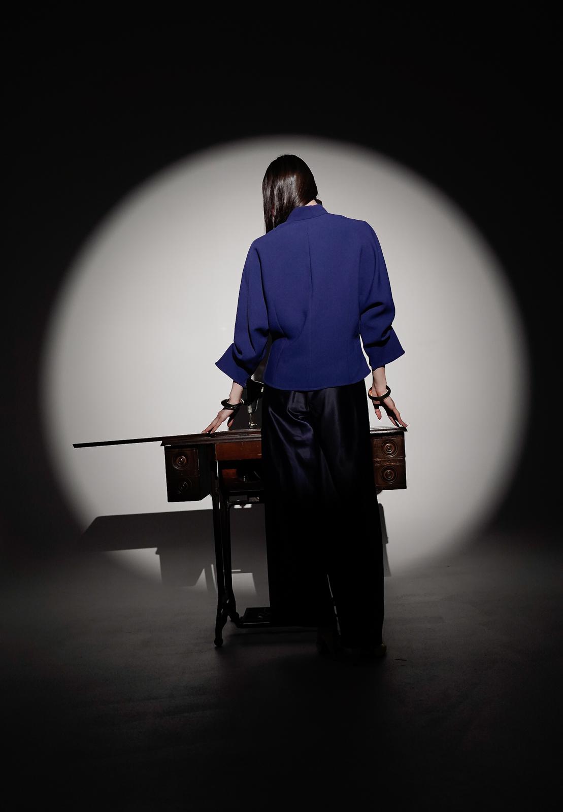 Bloom et Champs Blazer Payet Biru Elektrik