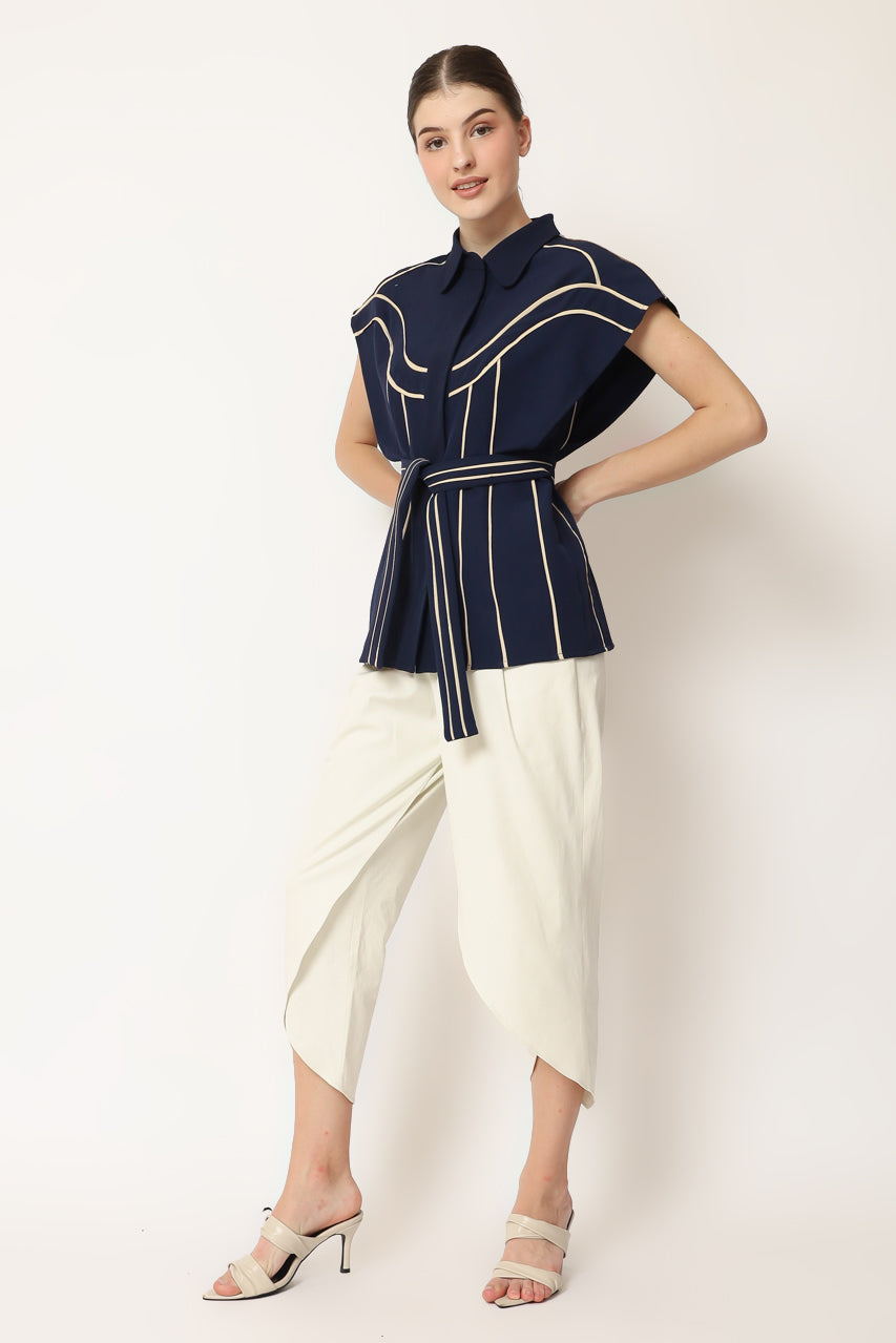 Bloom et Champs Tosca Top in Navy