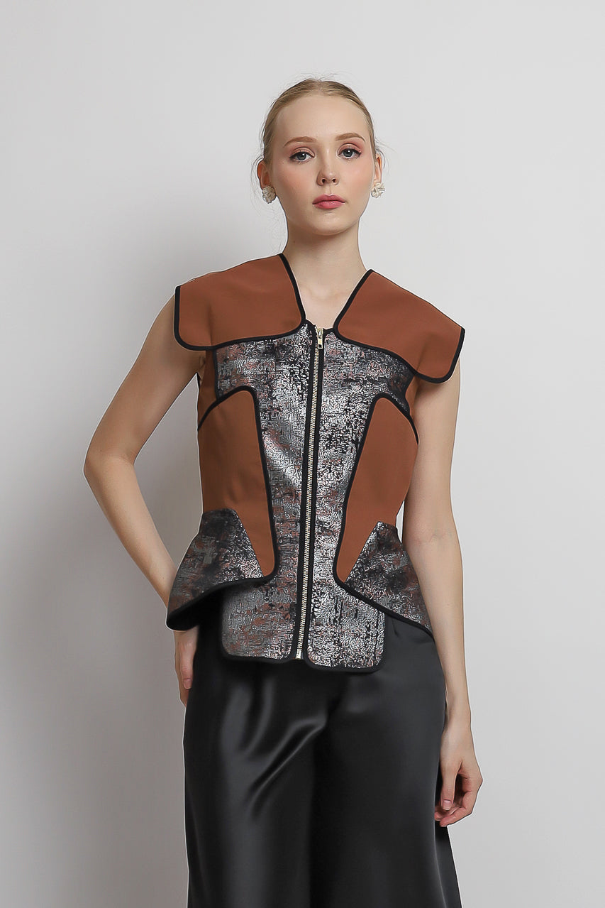 Bloom et Champs Top Jacket Caramel