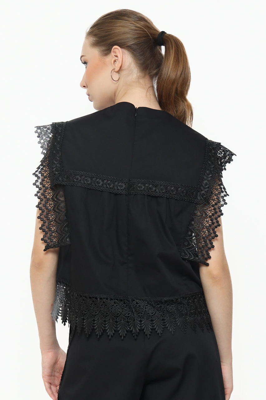 Bloom et Champs Kemeja Katun Renda