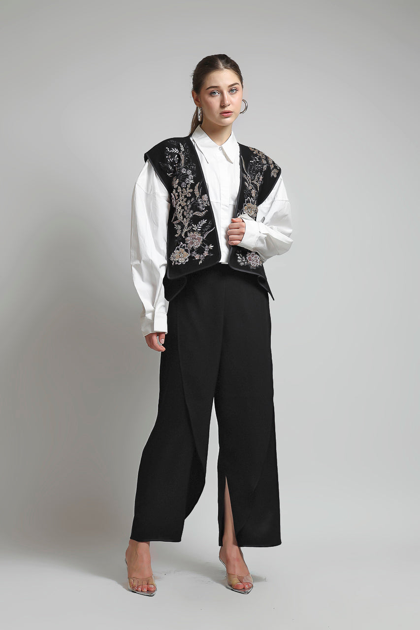 Bloom et Champs Outer Kaku Payet/Celana Saten Panjang