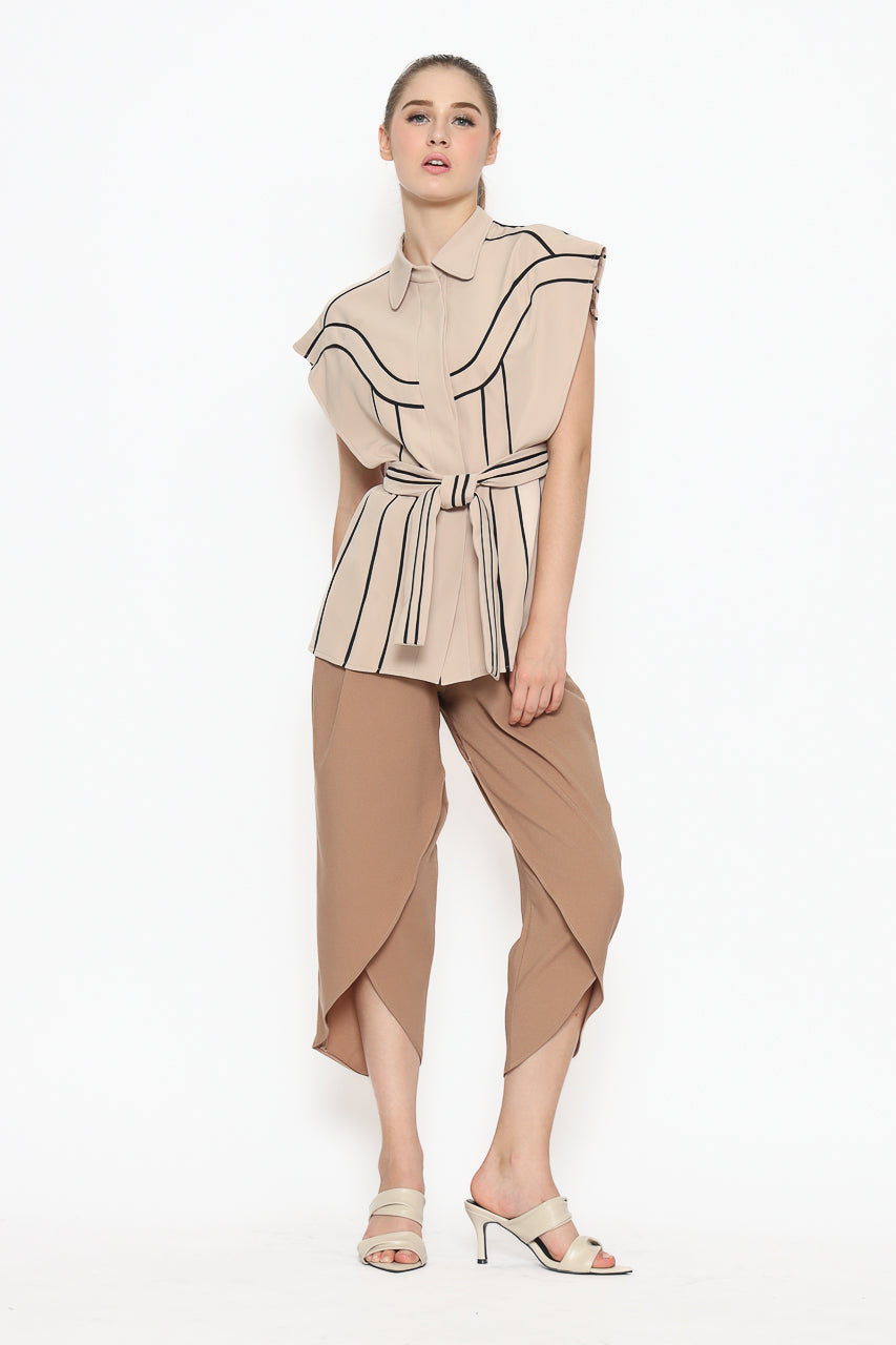 Bloom et Champs Tosca List Krem/Pocket Tulip Pants