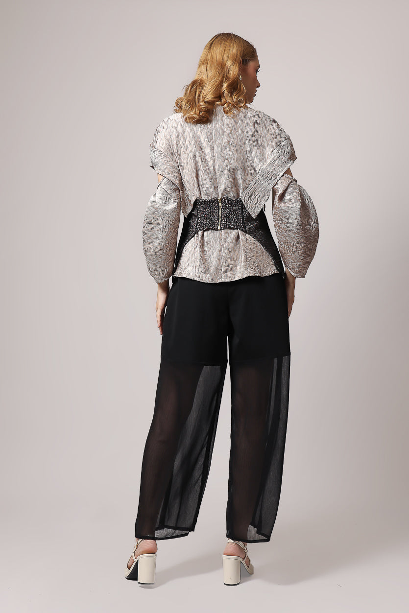 Bloom et Champs Top Obi Jacquard/Bloom Celana Alena Chiffon