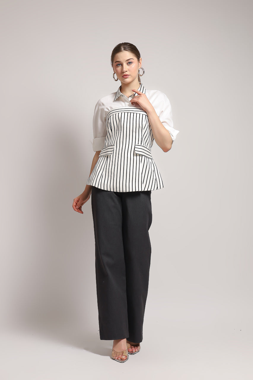 Bloom et Champs Kemeja Coco Stripes