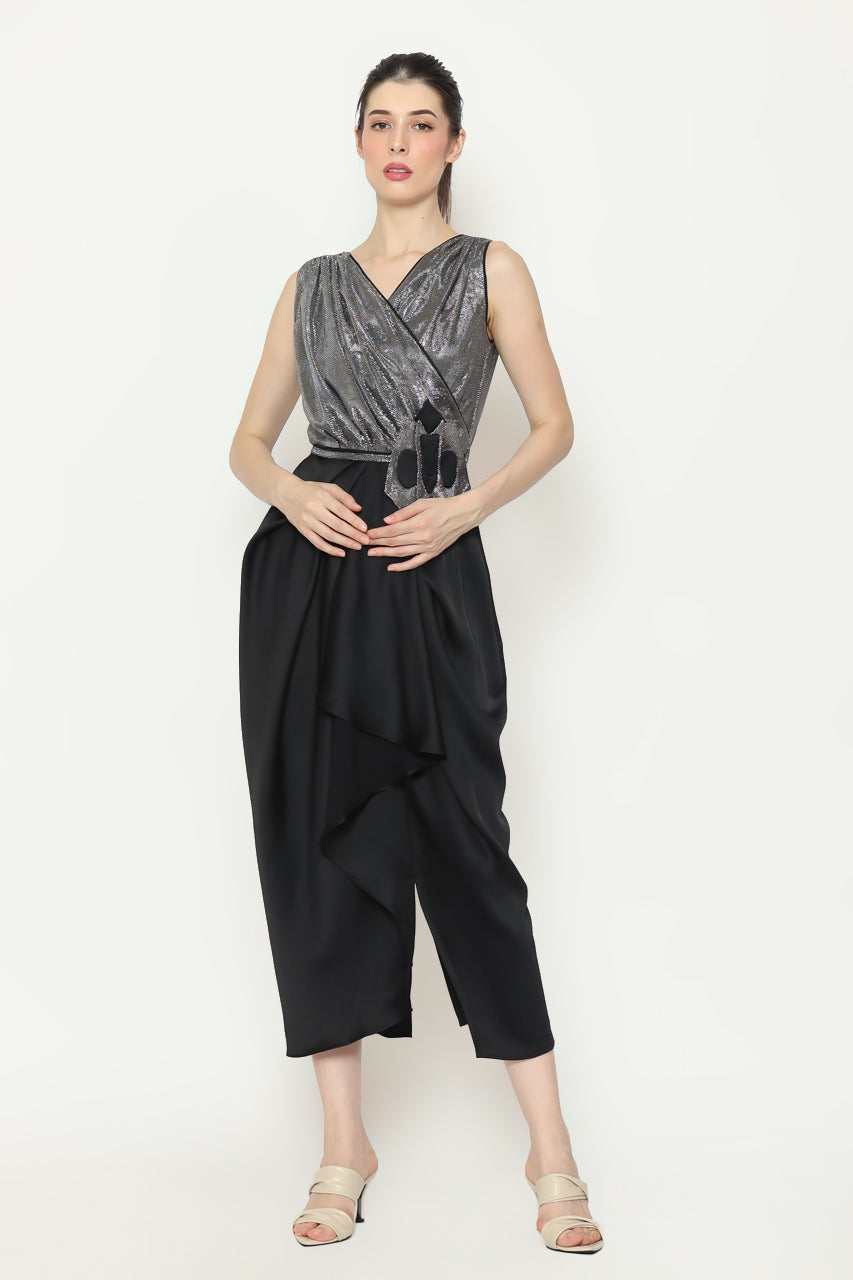 Bloom et Champs Dress Kembang Hitam