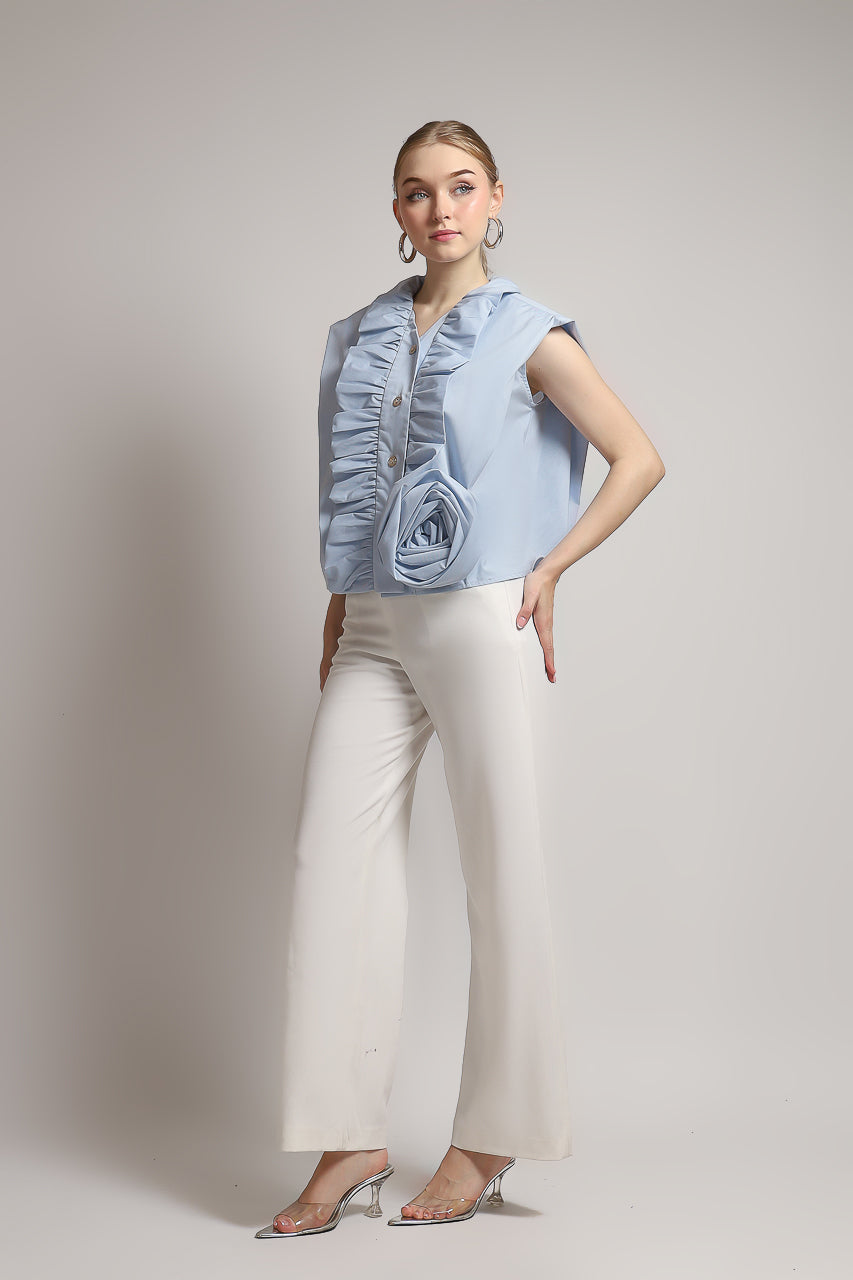 Bloom et Champs 3D Baby Blue Shirt