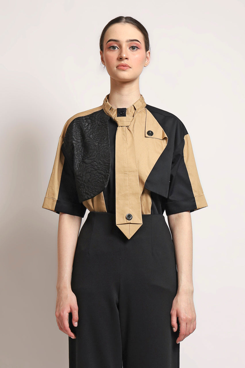 Bloom et Champs Kemeja Dasi Daisy Mocha