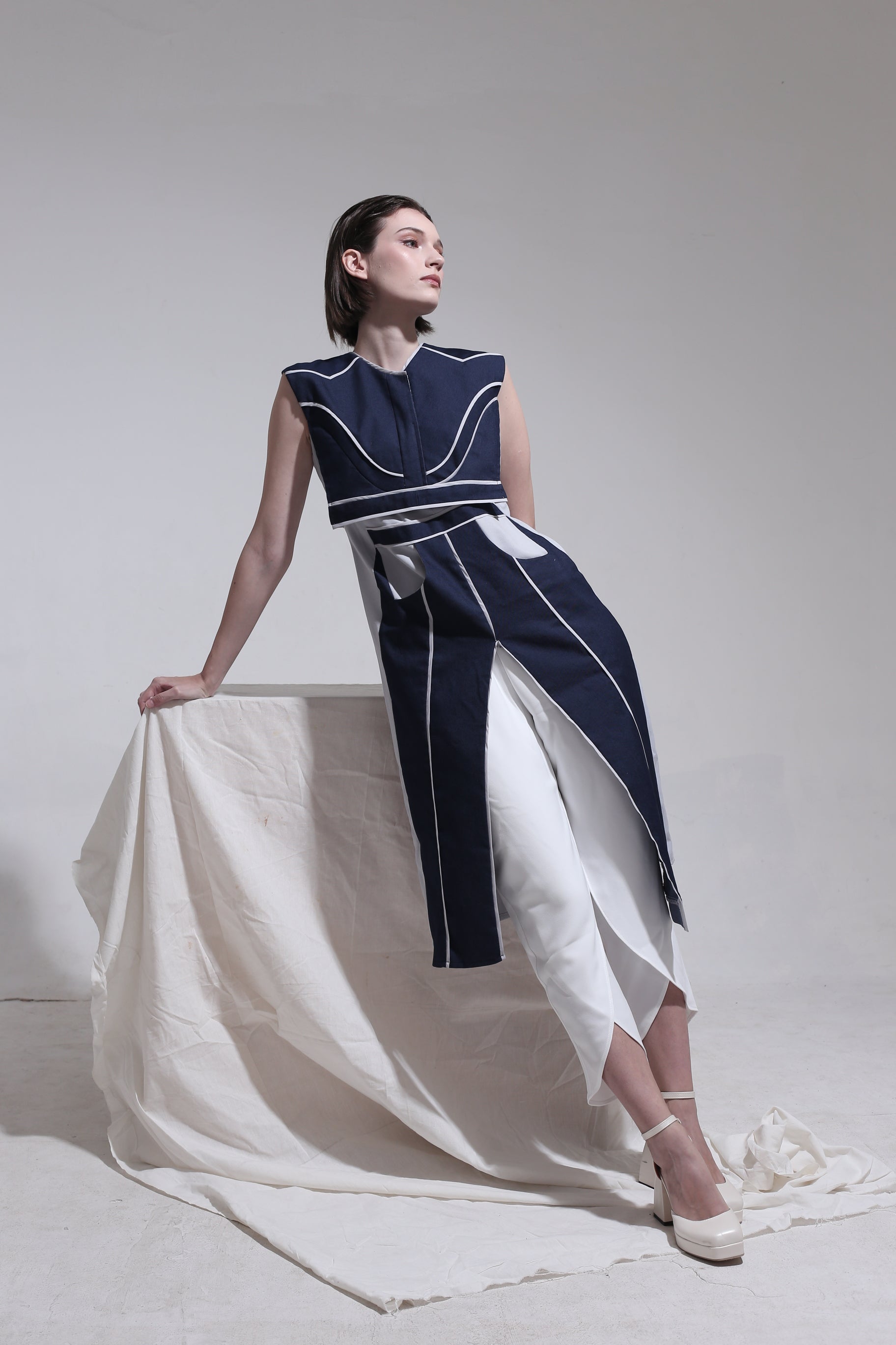 Bloom et Champs Geometric Long Top