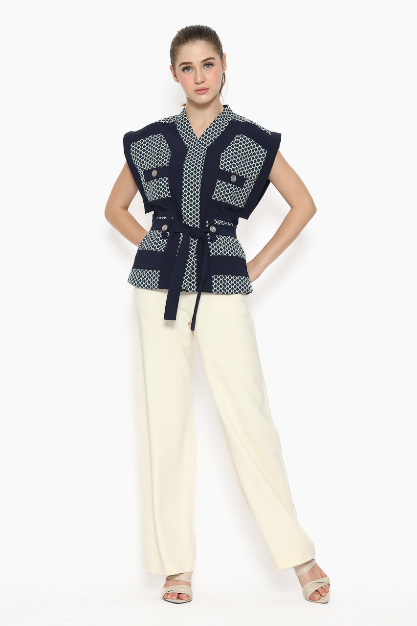 Bloom et Champs Leopard Polka Top