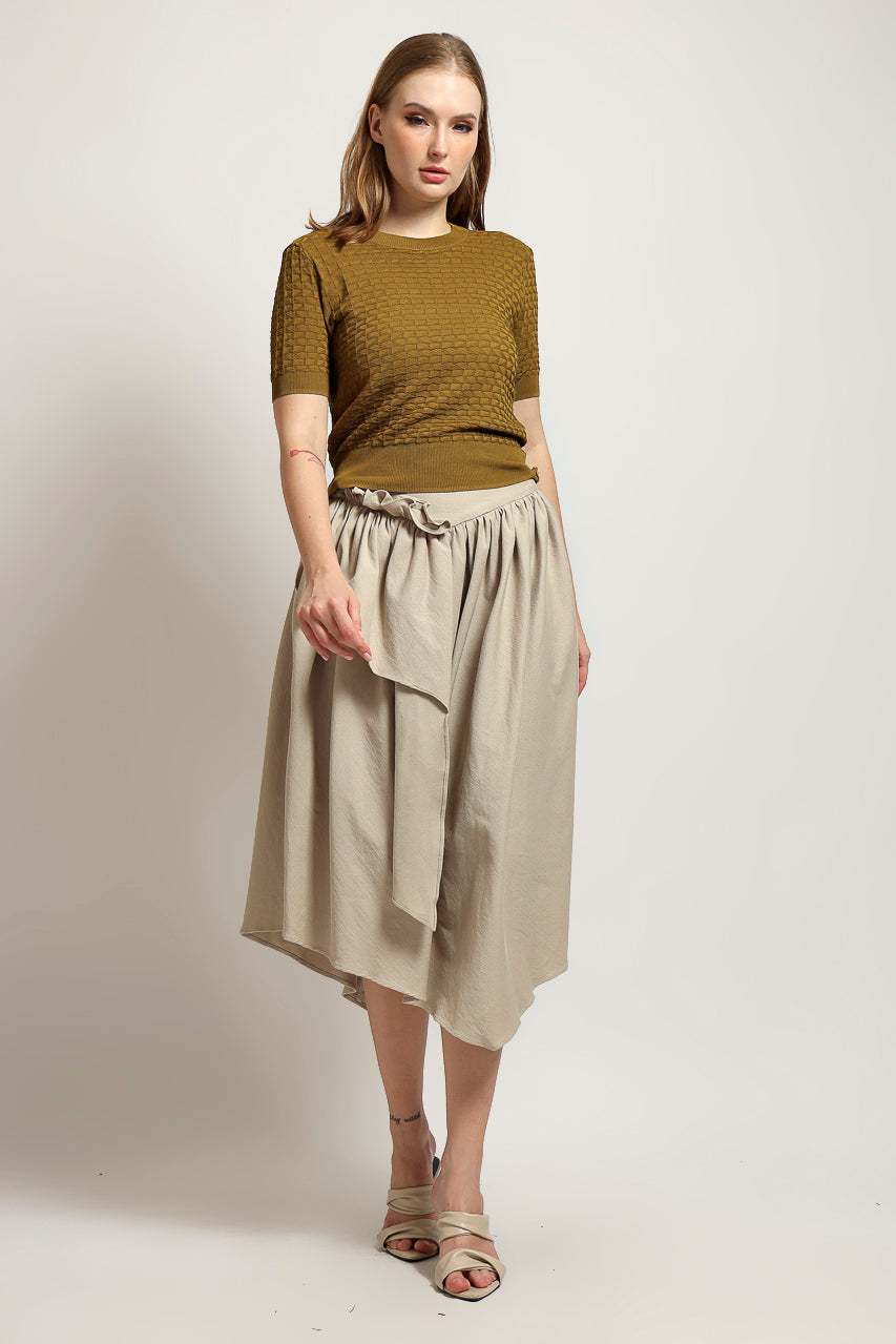 Bloom et Cotton Olive Knit