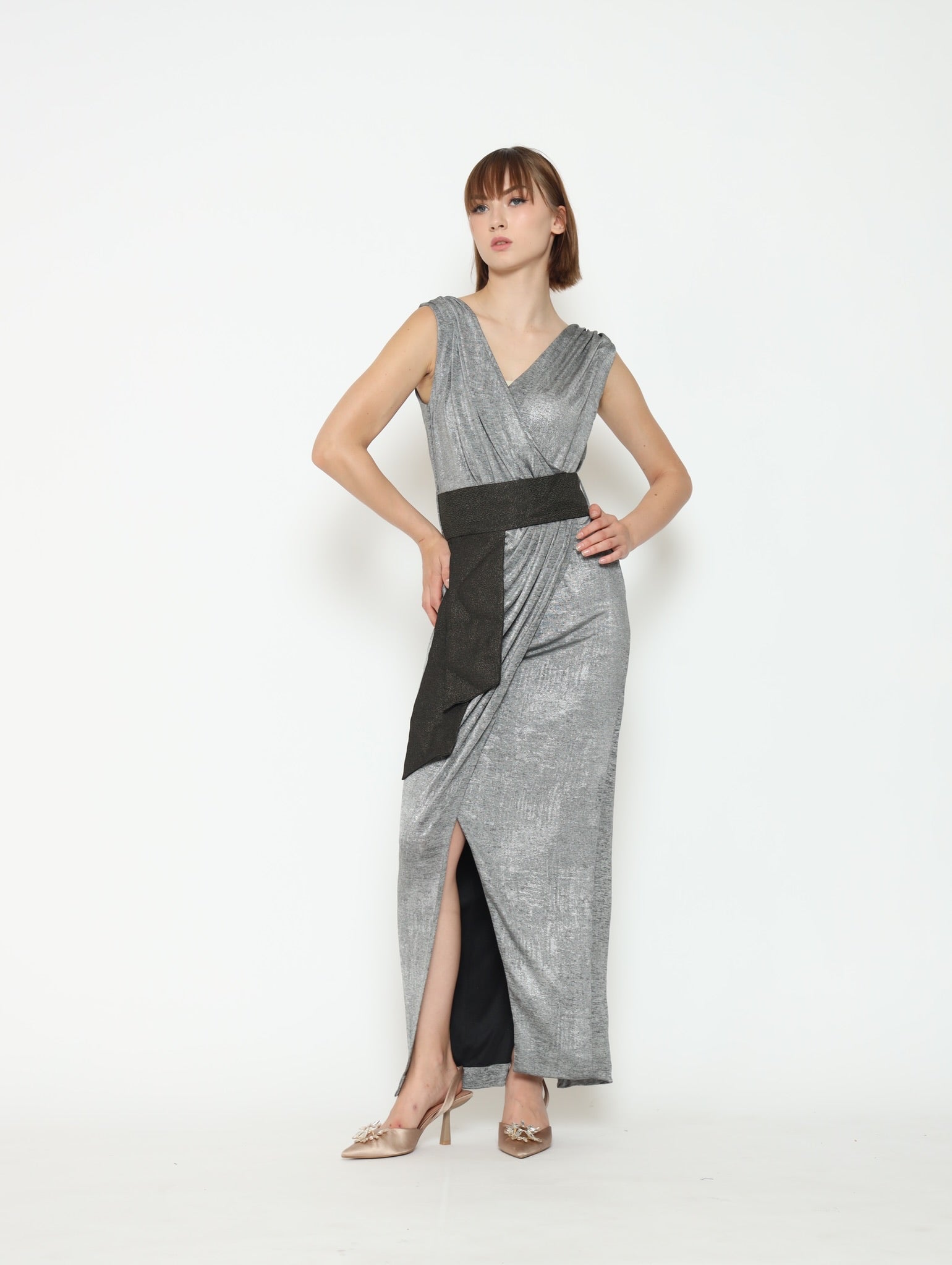 Bloom et Champs Dress Ploi With Belt