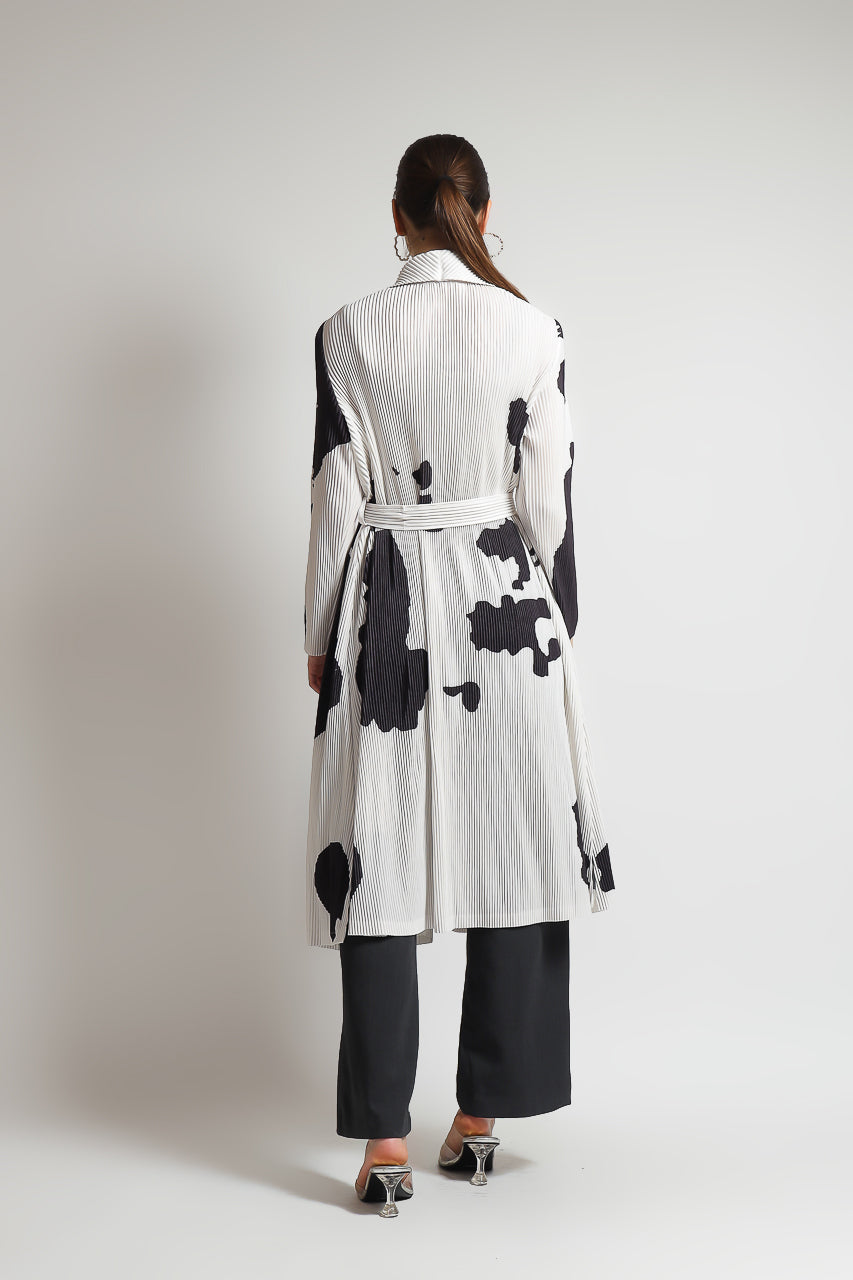 Bloom et Champs Long Panda Vest Pleats