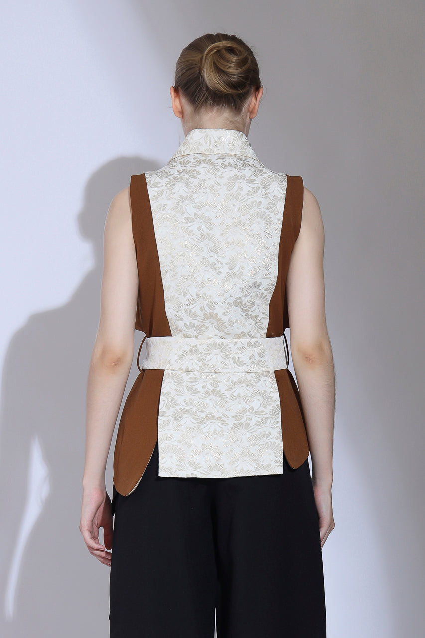 Bloom et Champs Vest Jinjet Terracotta