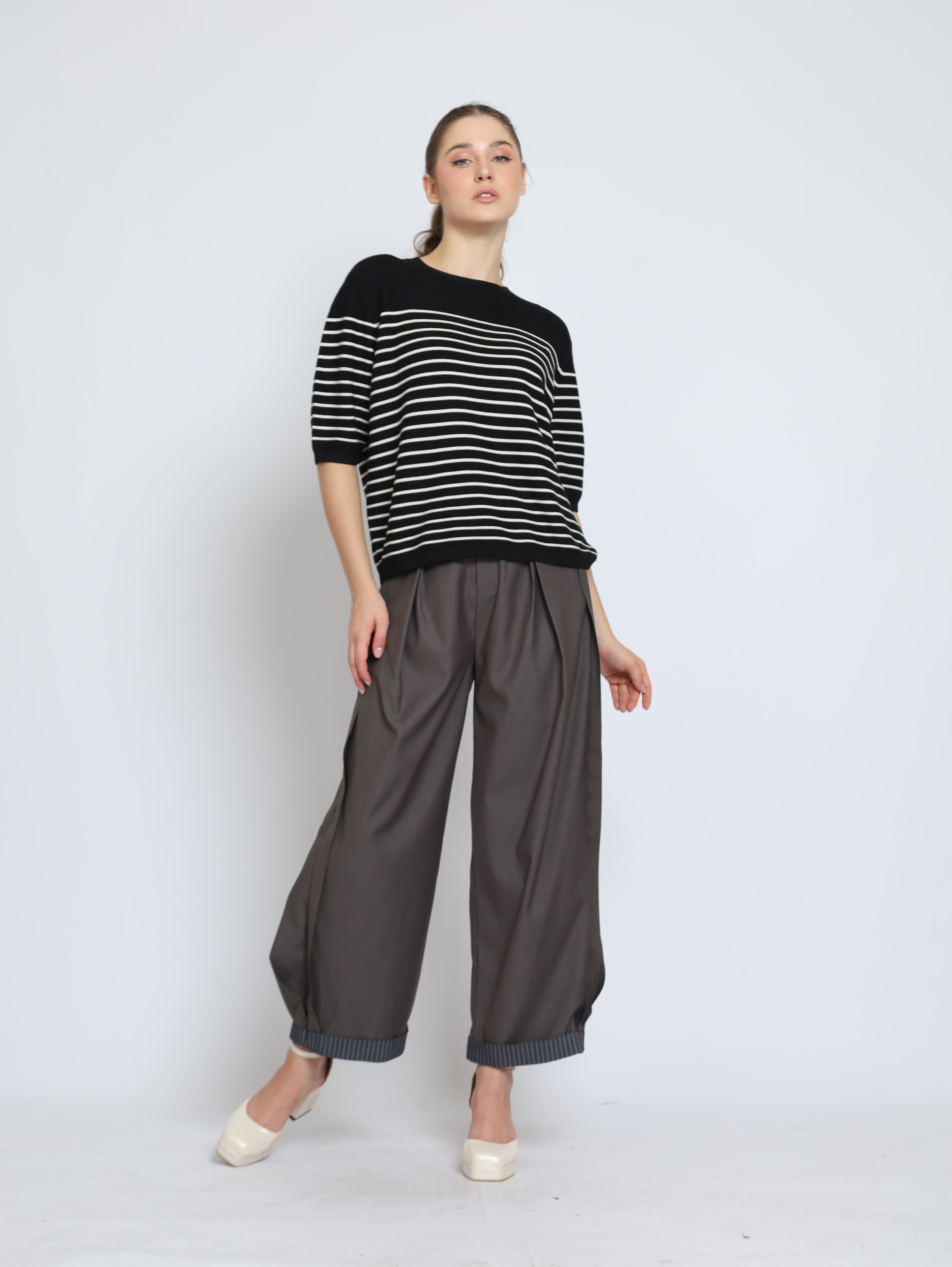 Bloom et Cotton BC Stripes Knit/ Yoji Pants
