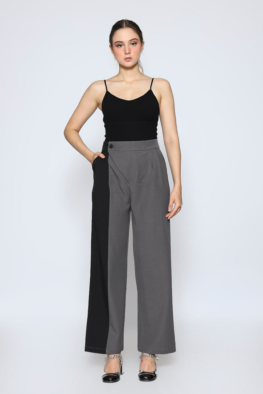 Bloom et Cotton Grey Combination Pants