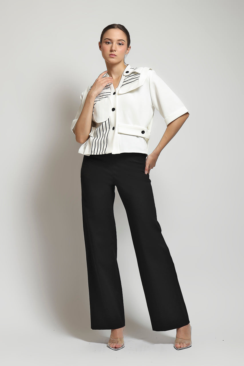 Bloom et Champs Kemeja Aksen Stripe