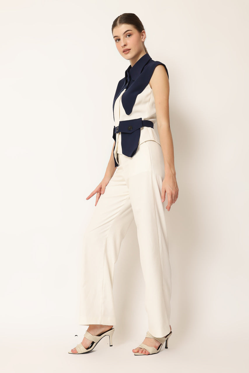 Bloom et Champs Top Segitiga Biru