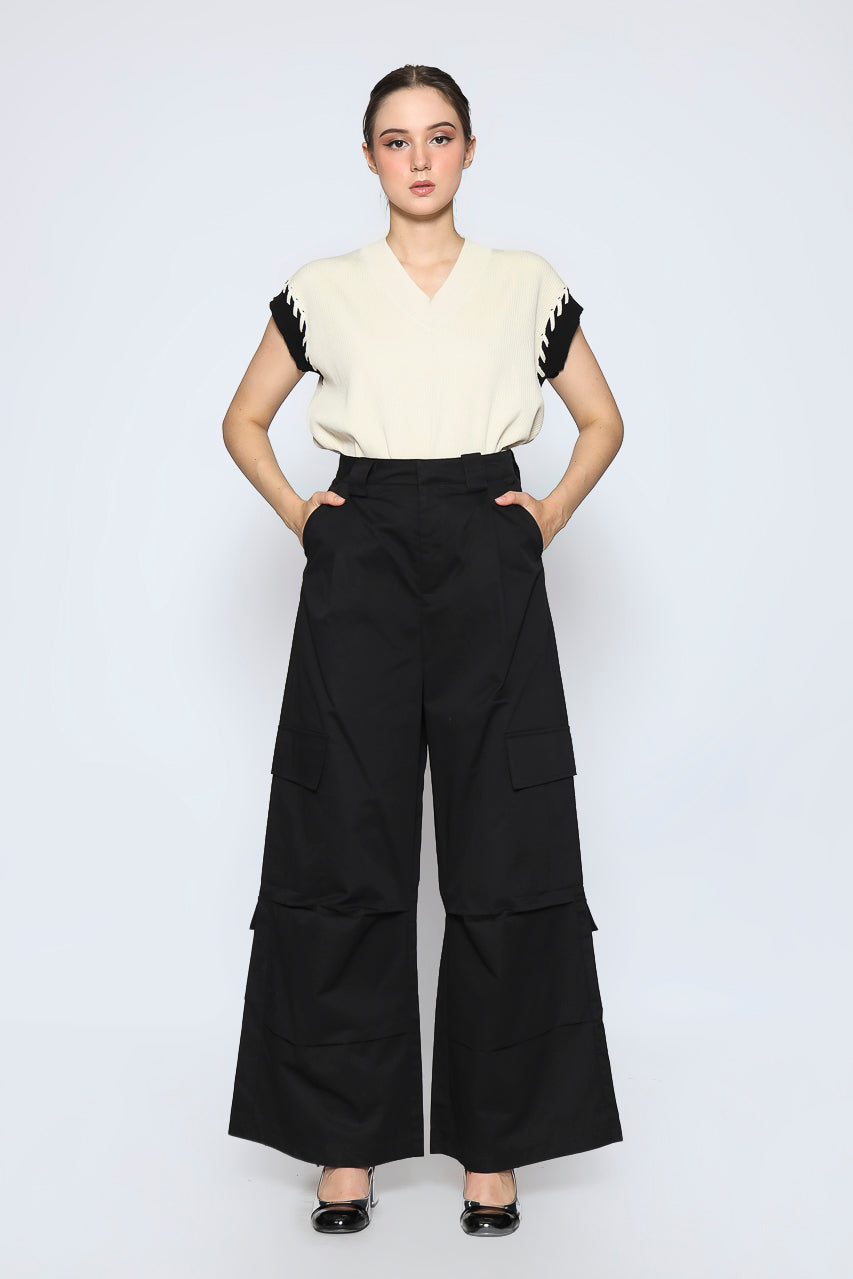 Bloom et Champs Cargo Pocket Wrinkle Pants