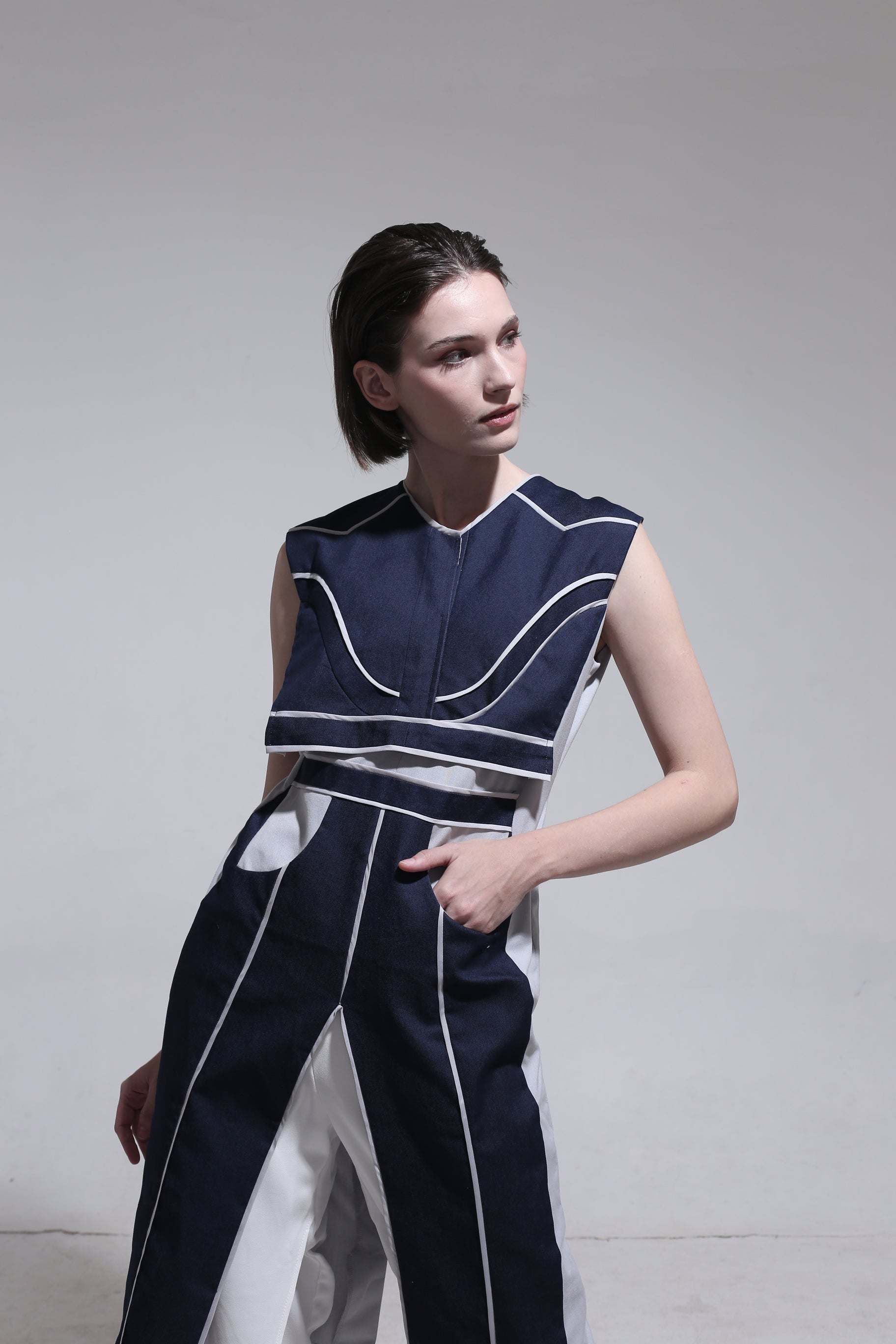 Bloom et Champs Geometric Long Top