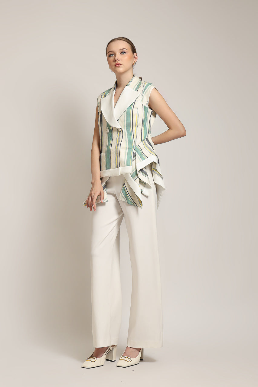 Bloom et Champs Vest Linen Salur