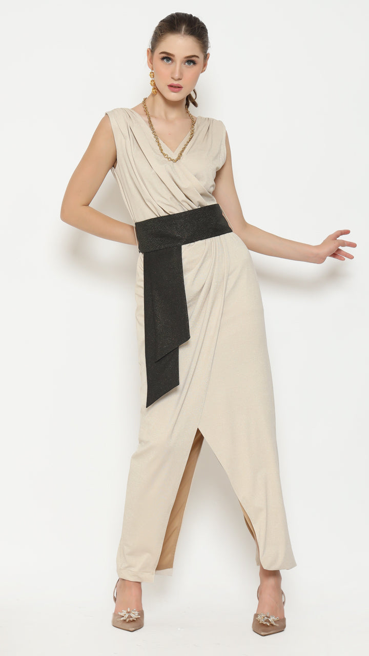 Bloom et Champs Dress Ploi in Champagne